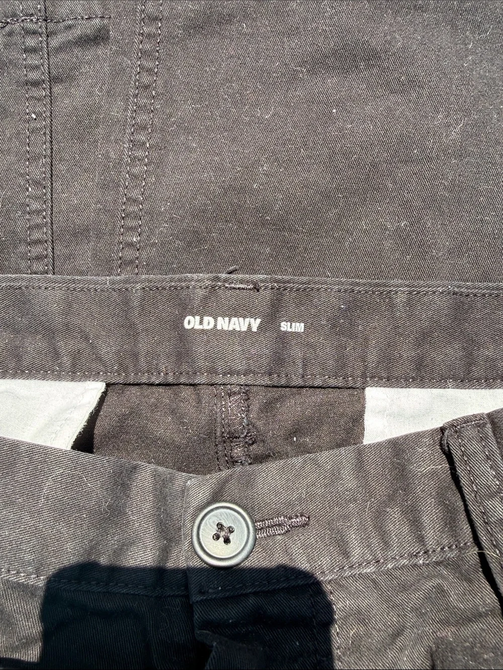 Old Navy Black Men's Chinos - Straight Casual Fit